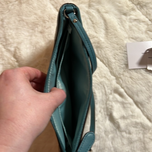 Coach Wristlet with Blue Trim - Picture 4 of 11